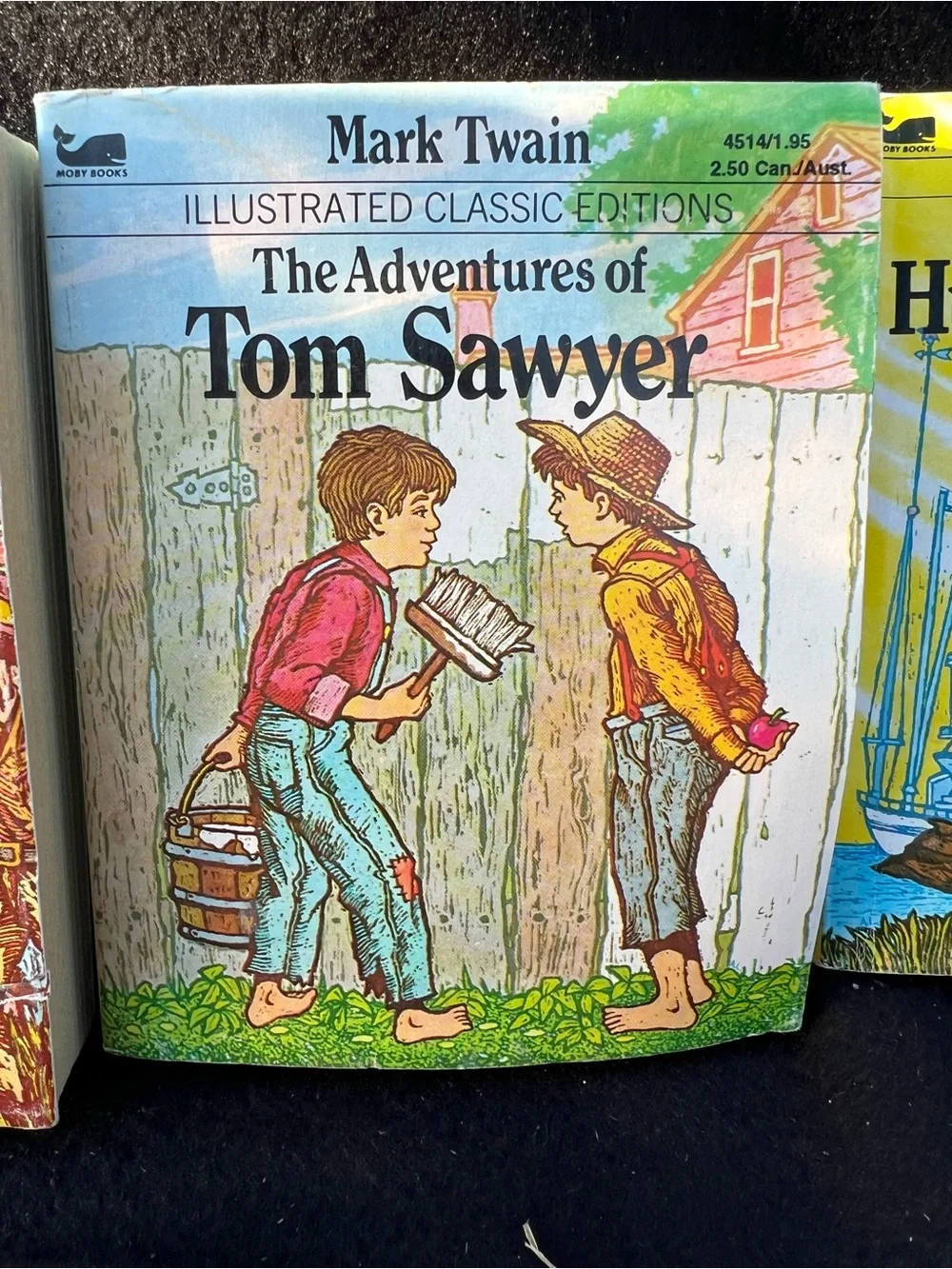 Illustrated Classic Editions The Adventures of Tom Sawyer - White/Blue Cover